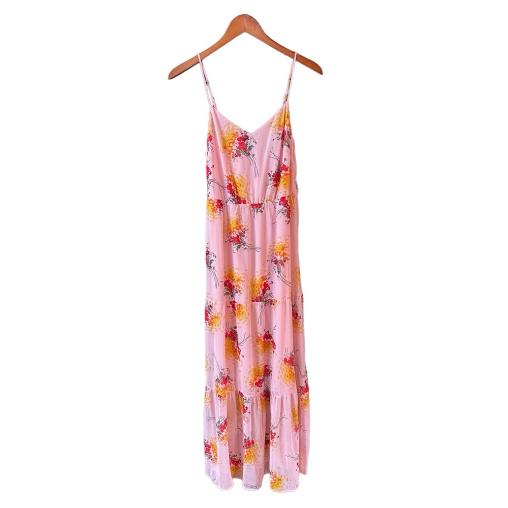 J. Crew tiered floral maxi dress